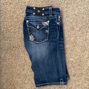 Miss Me jeans denim Bermuda shorts